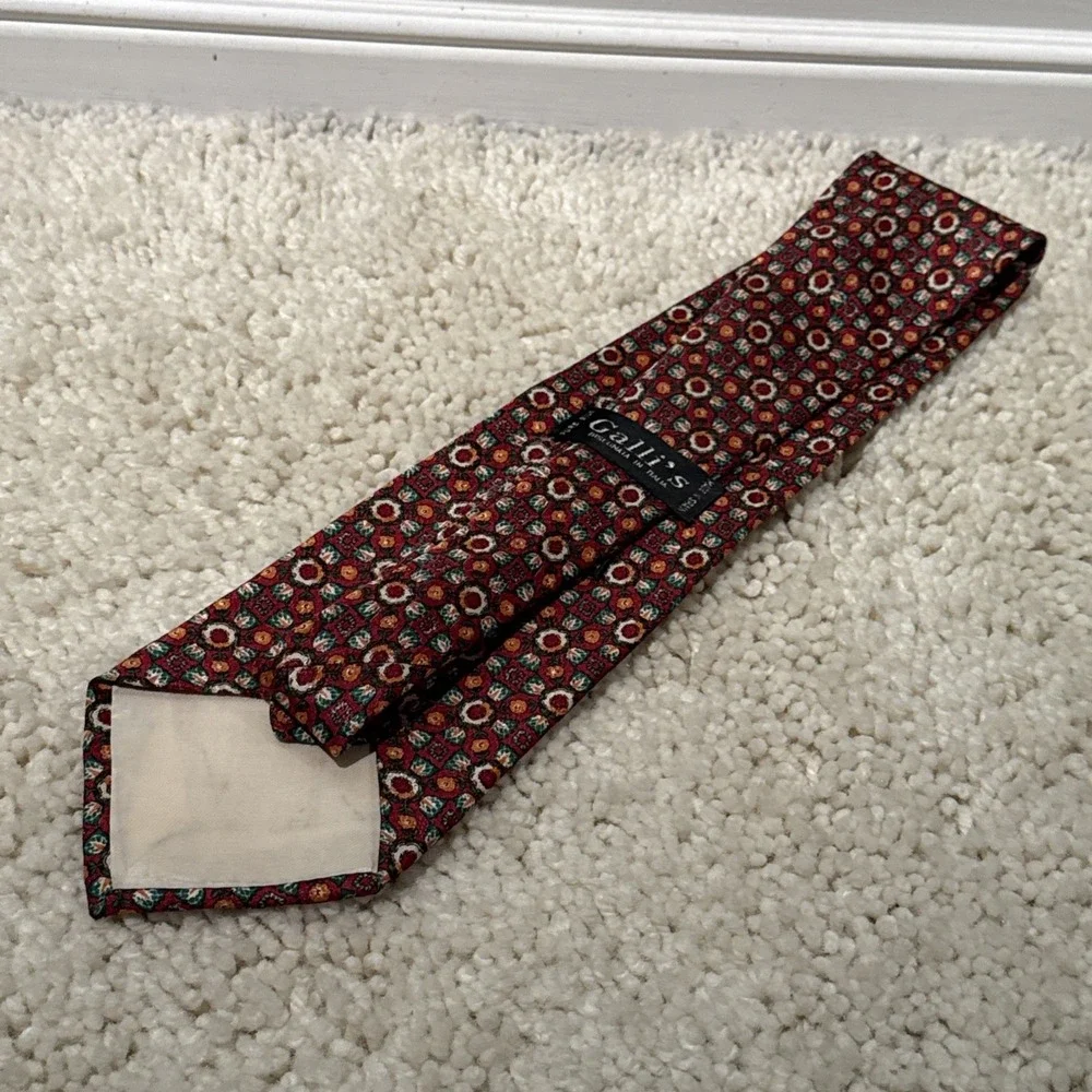 Galli's Men's Silk Necktie Disegnata In Italia Made In Spain